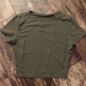 Wild Fable Green Crop Top